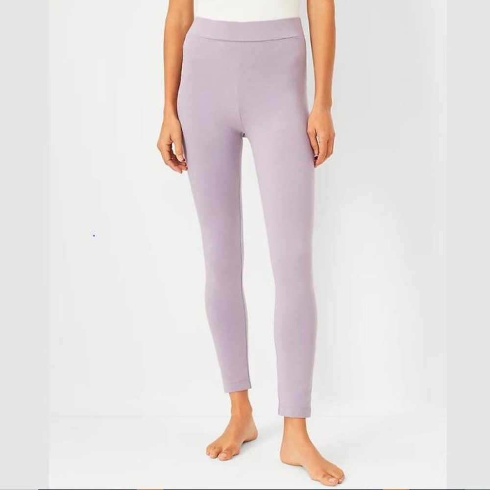 Ann Taylor Essential Leggings Muted Lavender